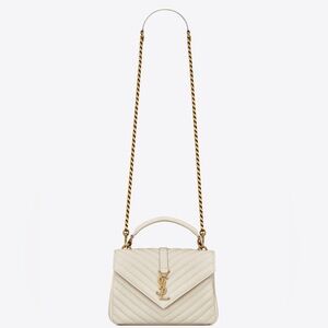 Saint Laurent College Medium in Quilted Leather